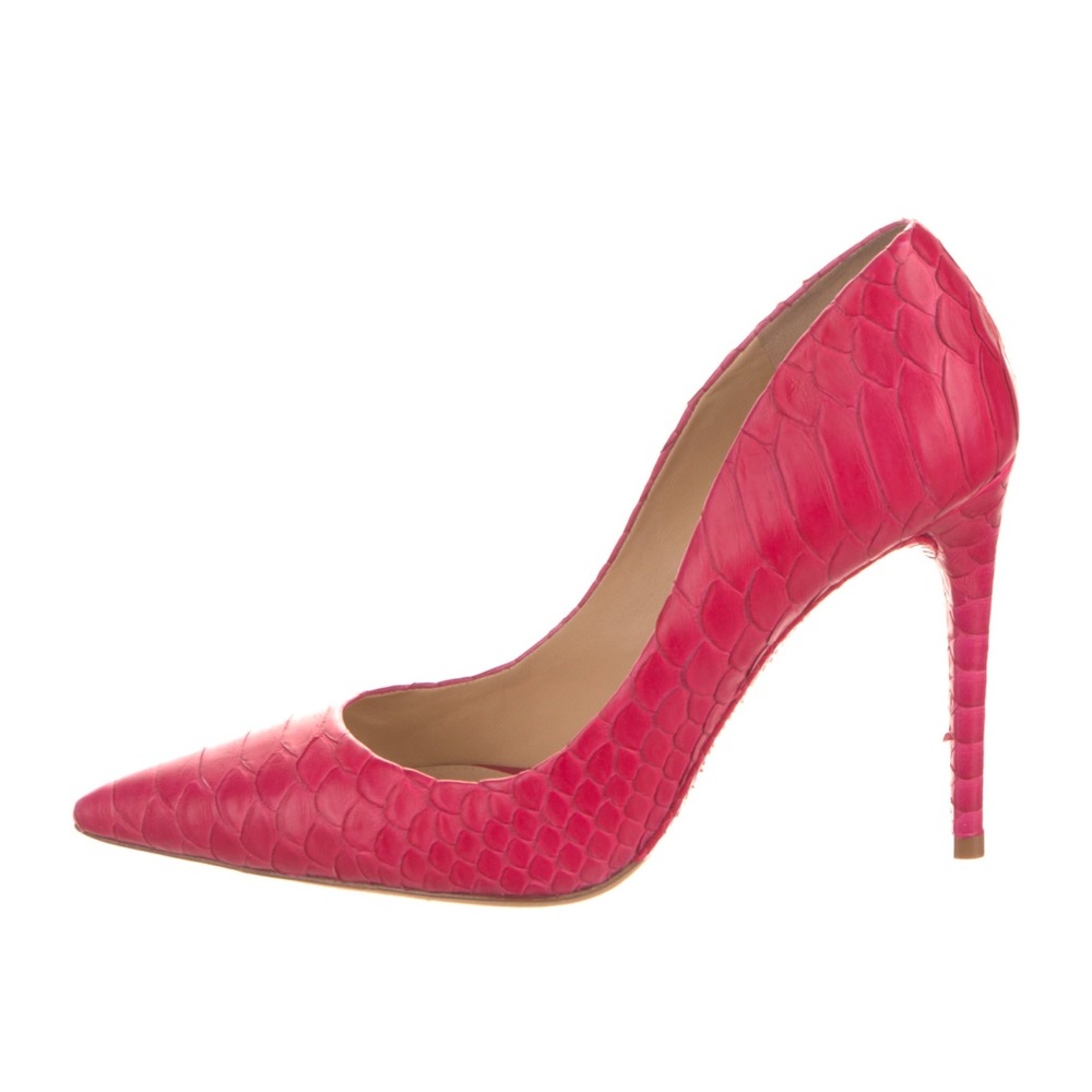 Alexandre Birman Snake Print Pumps